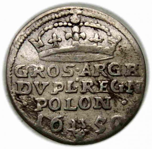 Dwugrosz 1650 Jan Kazimierz Wschowa (1)