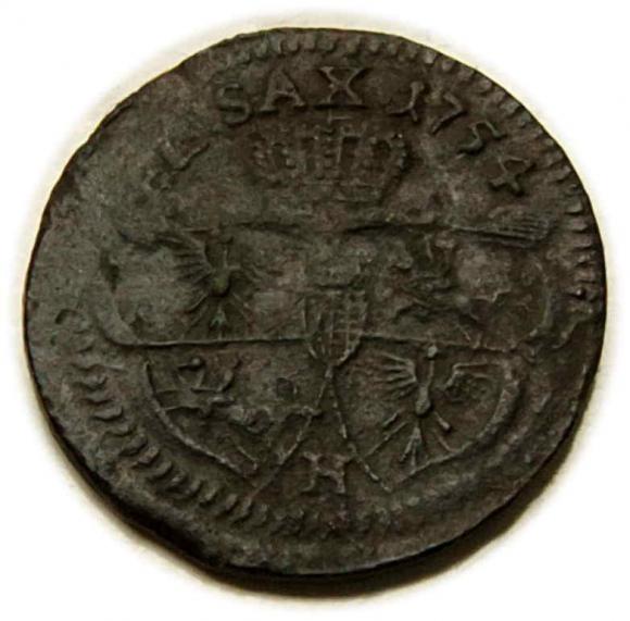 Grosz 1754 August III Sas Gubin (2)