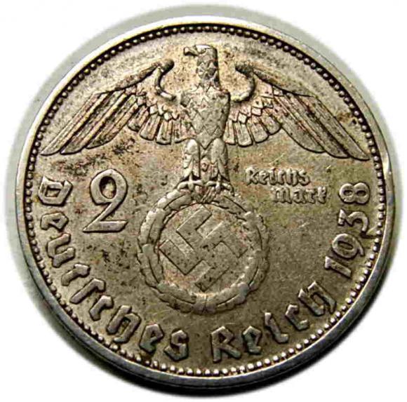 2 marki 1938 D Monachium Niemcy (2)