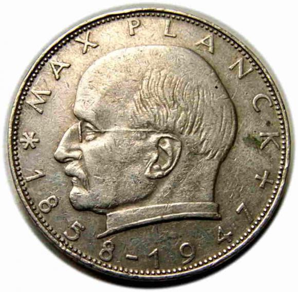 2 marki 1962 Niemcy Max Planck (2)