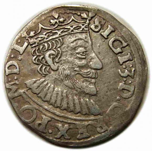 Trojak 1590 Zygmunt III Waza Poznań (1)