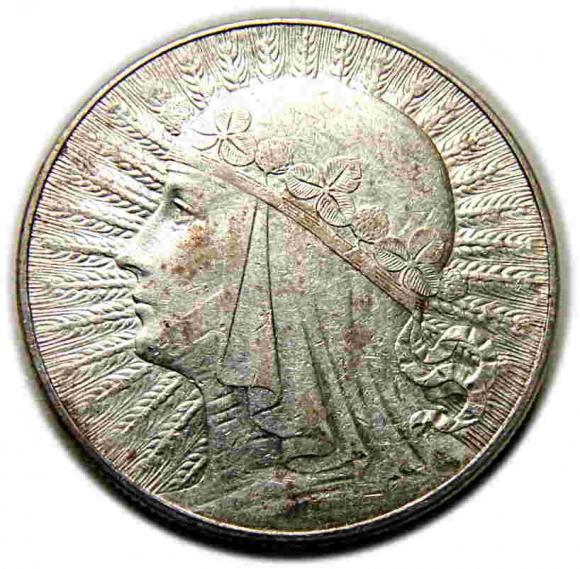 10 złotych 1932 Głowa Kobiety II RP Londyn (1)
