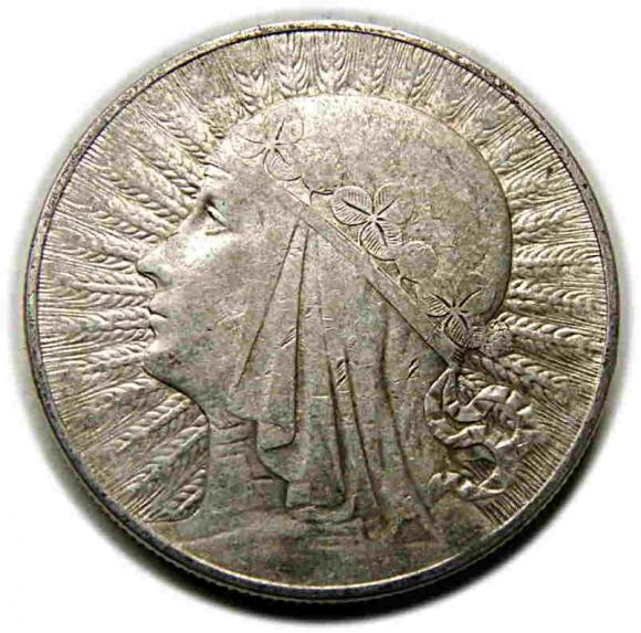 10 złotych 1933 Głowa Kobiety II RP Warszawa (1)