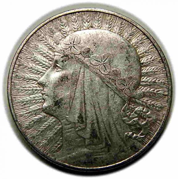 10 złotych 1933 Głowa Kobiety II RP Warszawa (1)