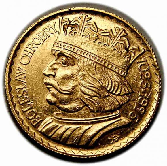 10 złotych 1925 Bolesław Chrobry II RP złoto (2)