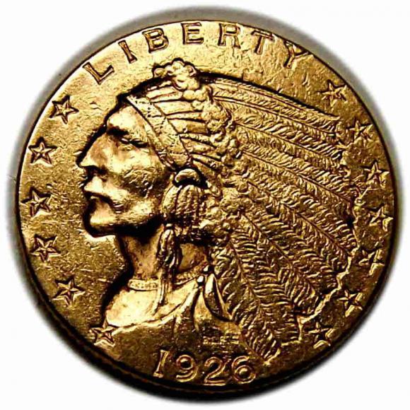 2 1/2 dolara 1926 USA Filadelfia złoto (1)