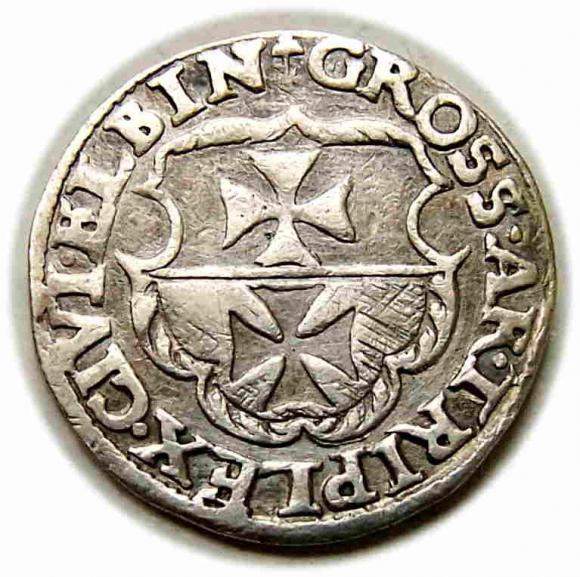 Trojak 1540 Zygmunt I Stary Elbląg (2)