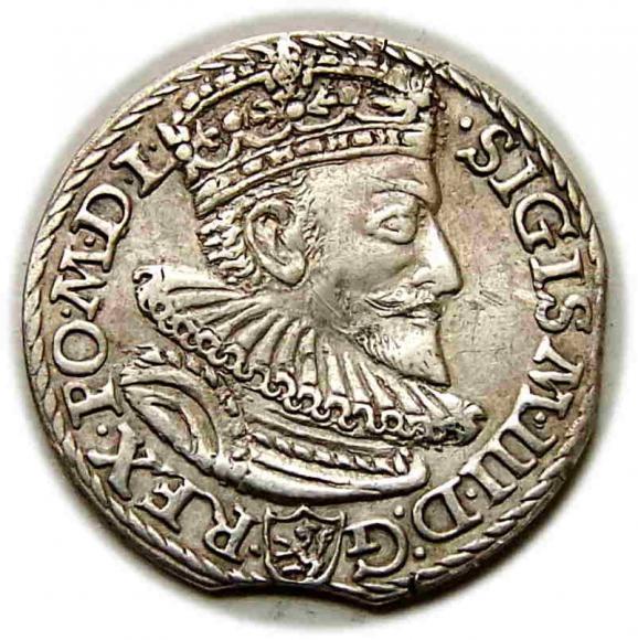 Trojak 1592 Zygmunt III Waza Malbork (1)