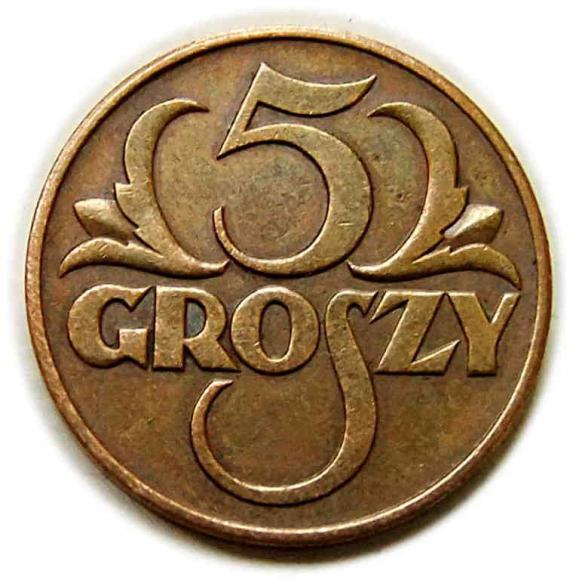 5 groszy 1938 II RP Warszawa (1)