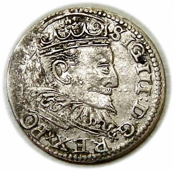 Trojak 1597 Zygmunt III Waza Ryga (1)