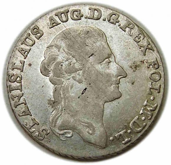 Dwuzłotówka / 4 grosze 1793 Stanisław August Poniatowski Warszawa (1)