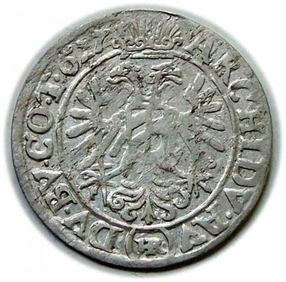 3 krajcary 1627 Ferdynand I Habsburg Wrocław