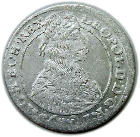 15 krajcarów 1664 Leopold I Habsburg Wrocław (1)