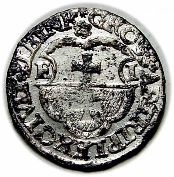 Trojak 1536 Zygmunt I Stary Elbląg (1)