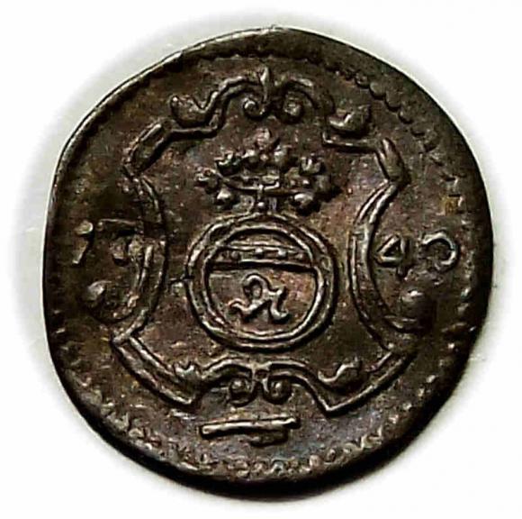 Halerz 1740 August III Sas Drezno (1)