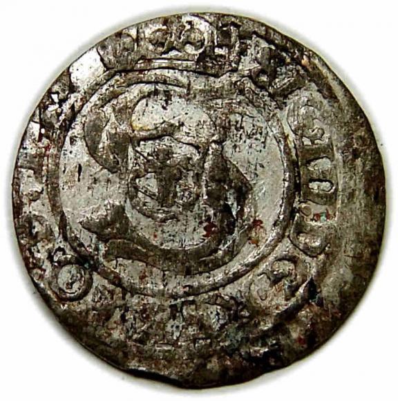 Szeląg 1601 Zygmunt III Waza Ryga (1)