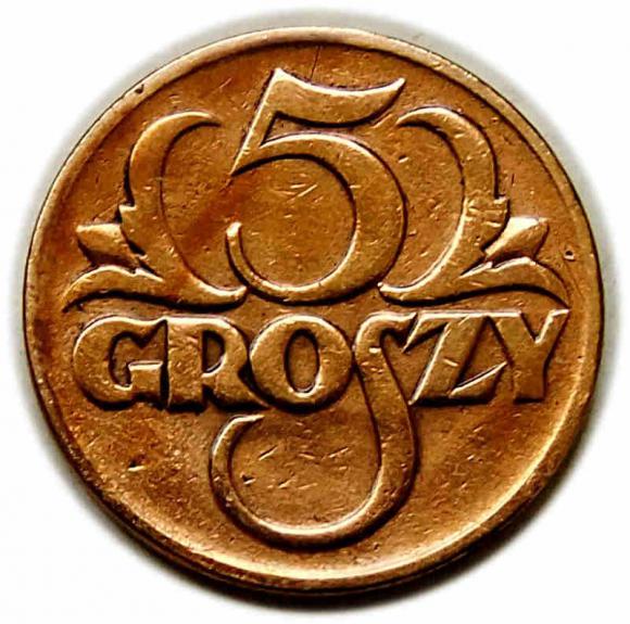 5 groszy 1925 II RP Warszawa (1)