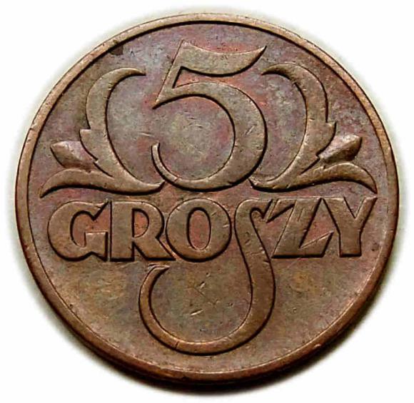 5 groszy 1937 II RP Warszawa (1)