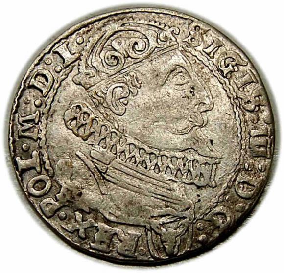 Szóstak 1626 Zygmunt III Waza Kraków (1)