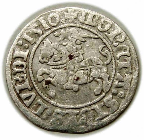 Półgrosz 1510 Zygmunt I Stary Wilno (1)