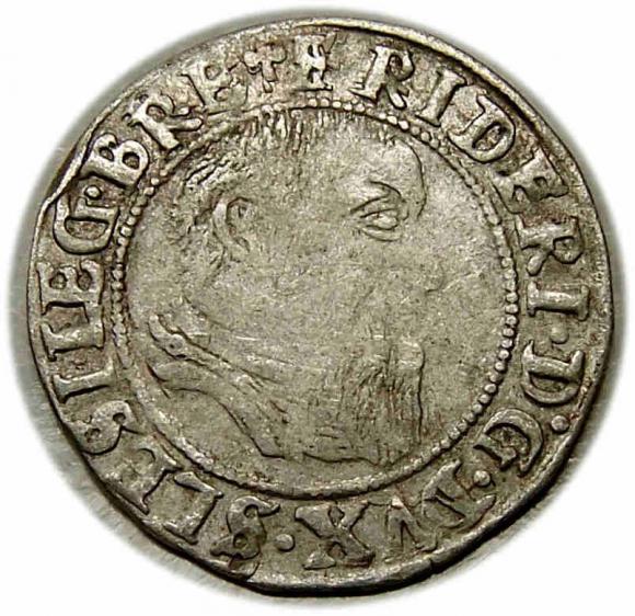 Grosz 1544 Fryderyk II Legnicki Księstwo Brzesko - Legnicko - Wołowskie Legnica (1)