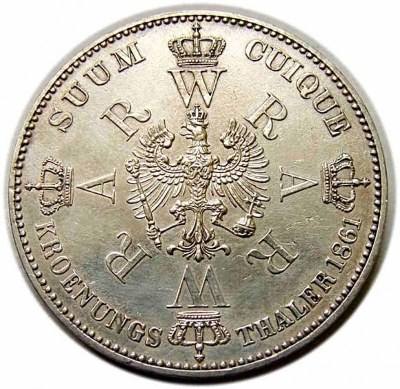 Talar 1861 Wilhelm I Hohenzollern Prusy Berlin (2)