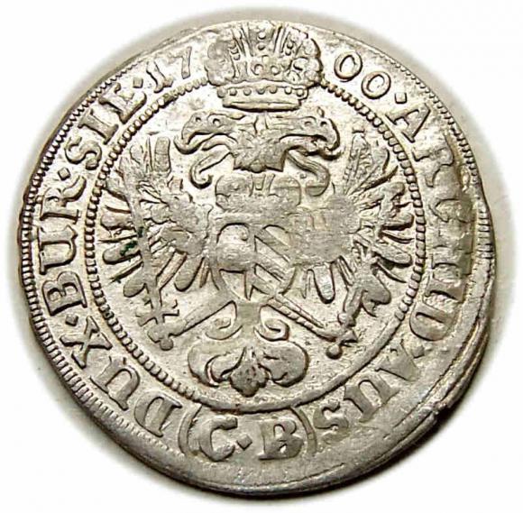 3 krajcary 1700 Leopold I Habsburg Brzeg