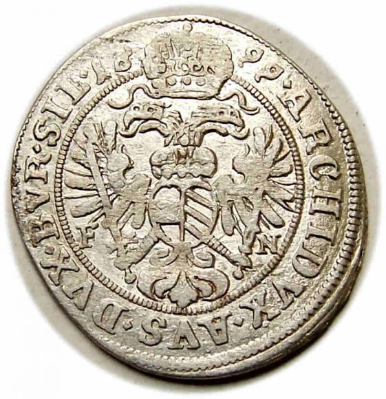 3 krajcary 1699 Leopold I Habsburg Opole
