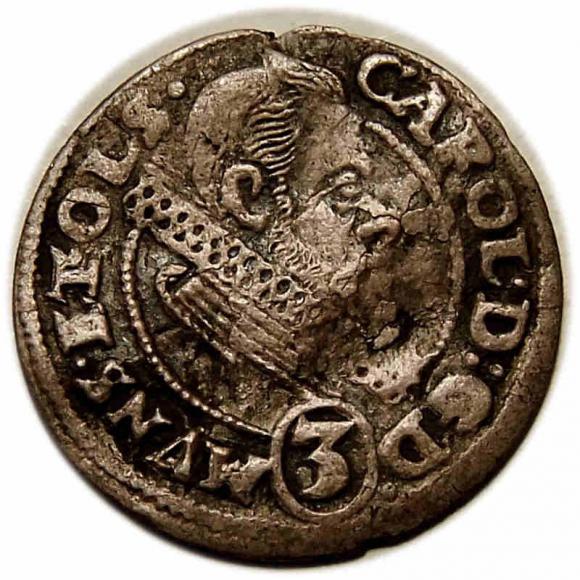 3 krajcary 1614 Karol II Księstwo Ziębicko - Oleśnickie Oleśnica (1)