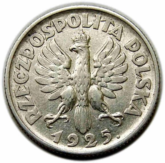 1 złoty 1925 Kobieta z kłosami II RP Londyn (2)