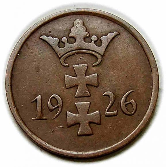 1 fenig 1926 Wolne Miasto Gdańsk Berlin (2)