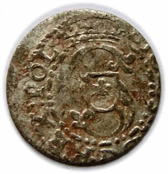 Szeląg Zygmunt III Waza Ryga (1)