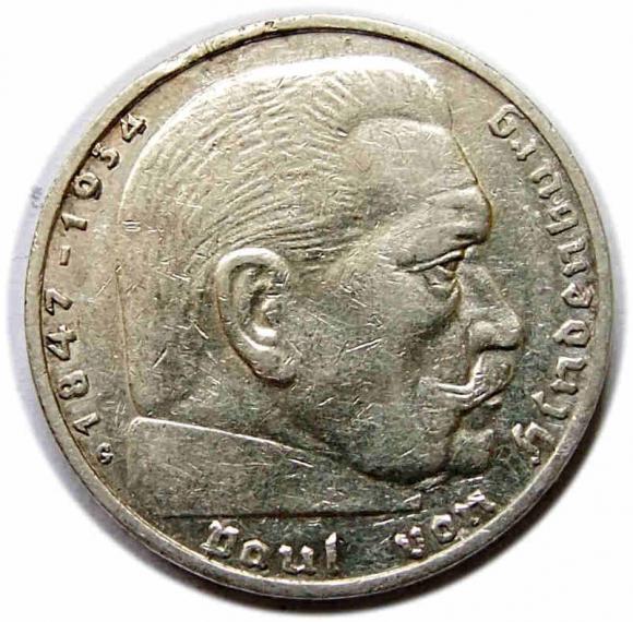 2 marki 1937 G Niemcy Karlsruhe (1)