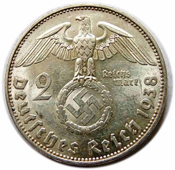 2 marki 1938 E Niemcy Muldenhutten (2)