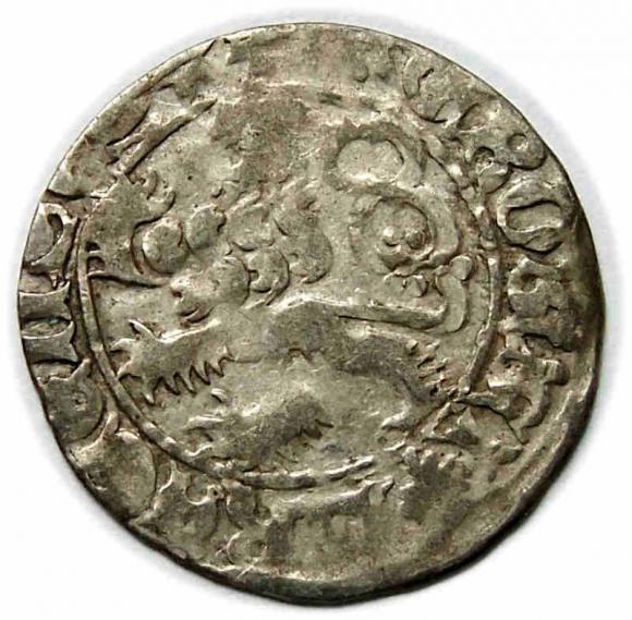 Grosz praski Władysław II Jagiellończyk Praga (2)