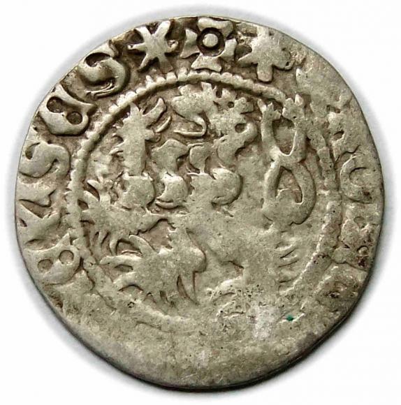 Grosz praski Władysław II Jagiellończyk Praga (2)