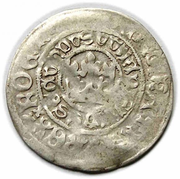 Grosz praski Władysław II Jagiellończyk Praga (1)