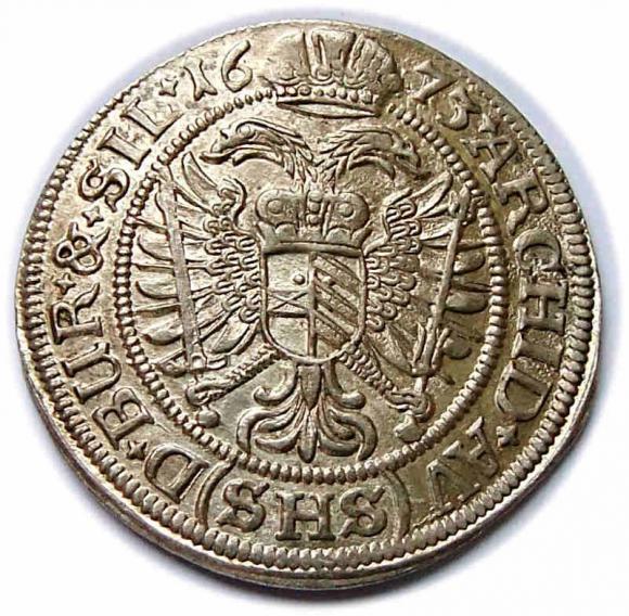 6 krajcarów 1673 Leopold I Habsburg Wrocław (2)