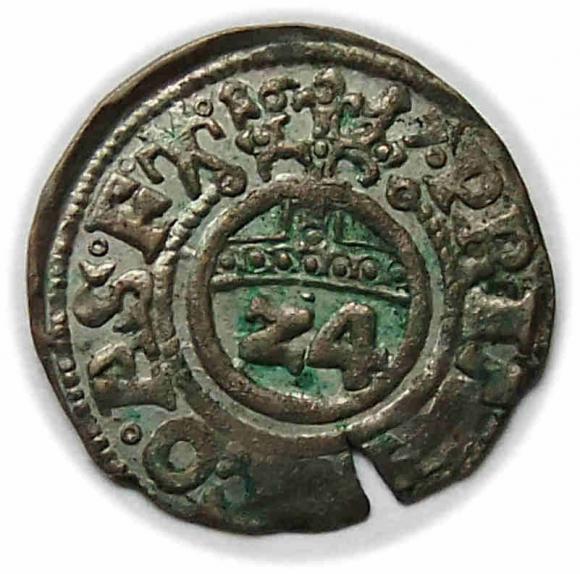 Grosz 1617 Jan Jerzy I, Krystian I, August, Rudolf, Ludwik, Anhalt (1)