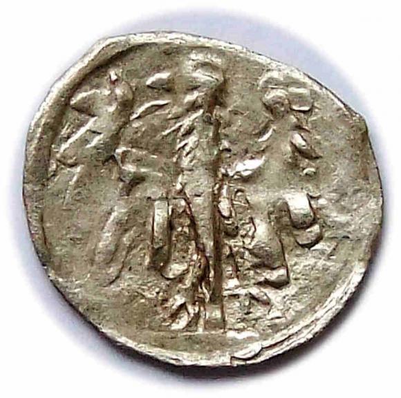 Halerz lew / orzeł Jerzy z Podiebradu Hrabstwo Kłodzkie (2)