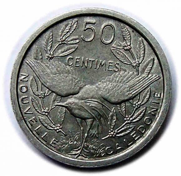 50 centimes 1949 Nowa Kaledonia (1)