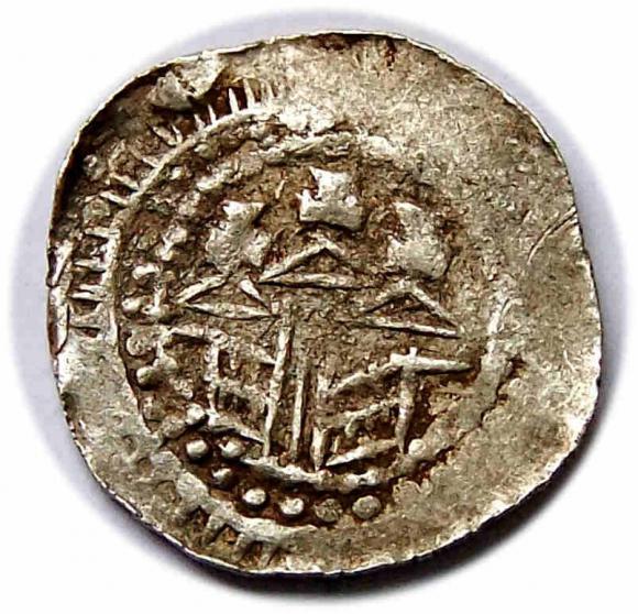 Denar głowa księcia / świątynia z trzema wieżami Władysław Herman Kraków (2)