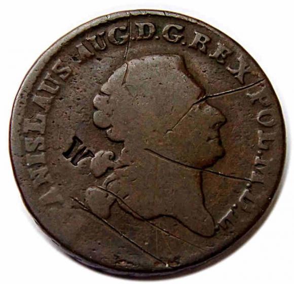 Trojak 1768 Stanisław August Poniatowski Warszawa (1)