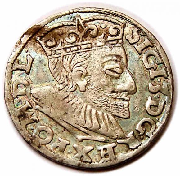 Trojak 1592 Zygmunt III Waza Poznań (1)