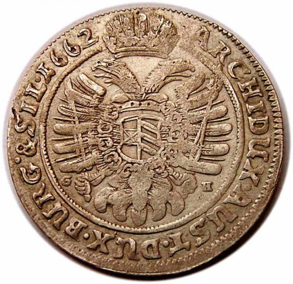 15 krajcarów 1662 Leopold I Habsburg Śląsk Wrocław (2)