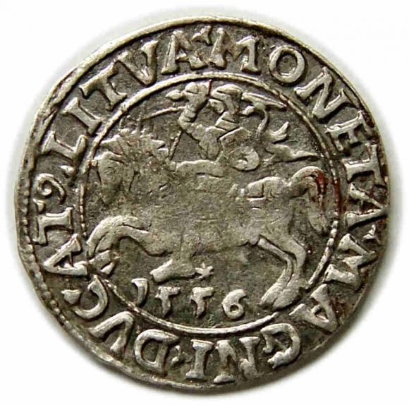 Półgrosz 1556 Zygmunt II August Wilno (1)