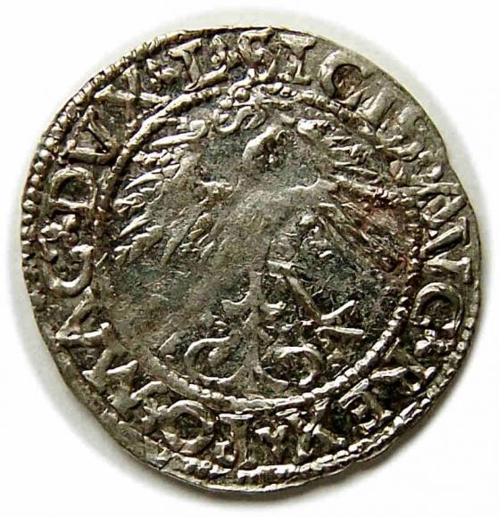 Półgrosz 1562 Zygmunt II August Wilno