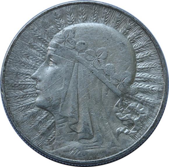 10 złotych 1932 Głowa Kobiety II RP Warszawa (1)
