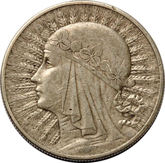 10 złotych 1932 Głowa Kobiety II RP Londyn (1)
