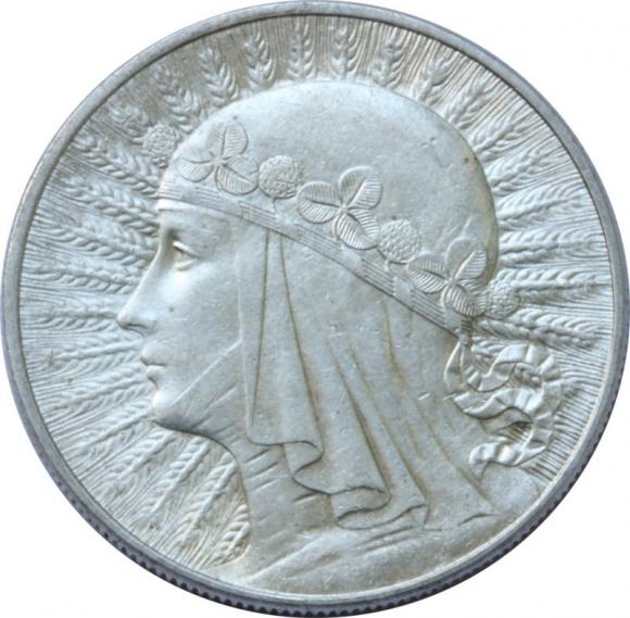 10 złotych 1933 Głowa Kobiety II RP Warszawa (1)